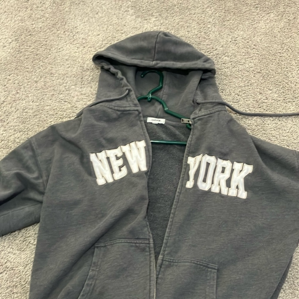 Garage Gray New York Hoodie